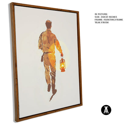 Artwork in Floating Frame