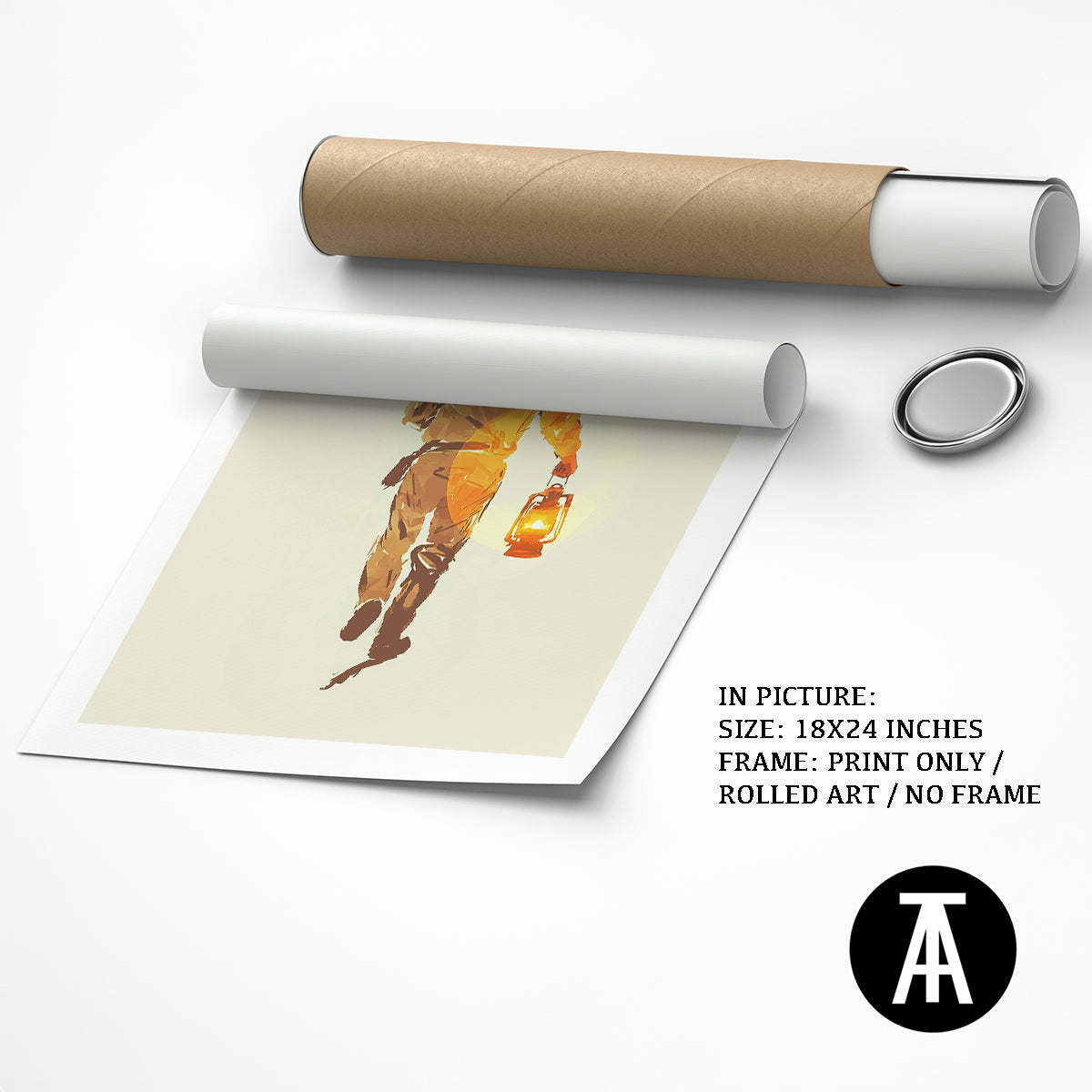 Artwork as Print Only or Rolled Art