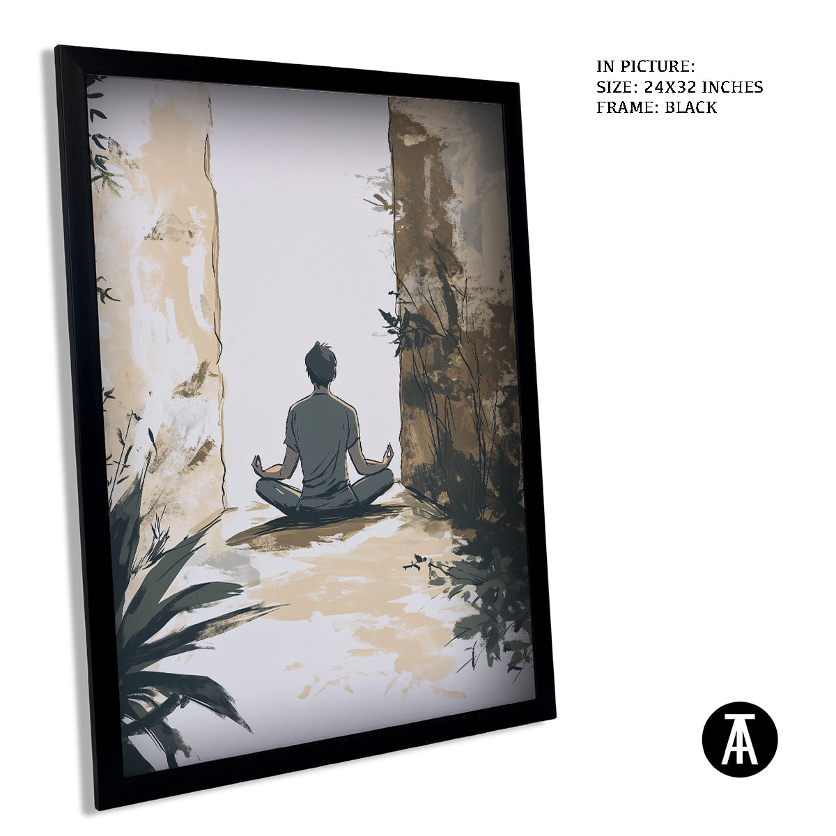 Artwork in Metal Earling Silver Frame