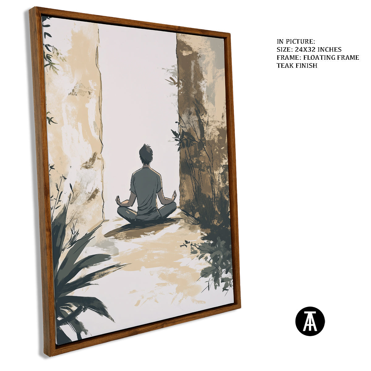 Artwork in Floating Frame