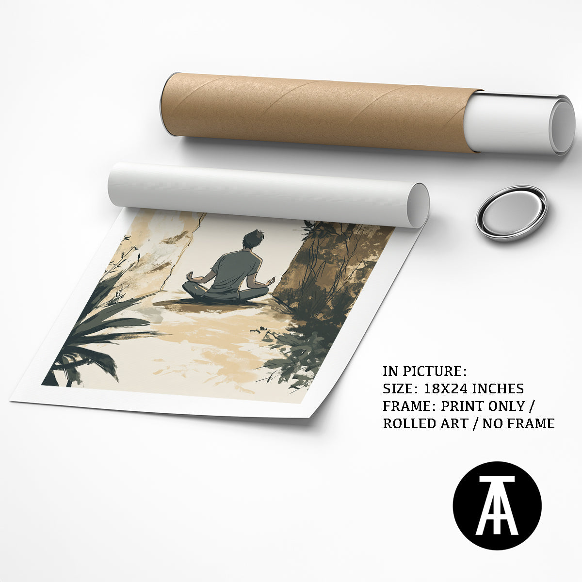 Artwork as Print Only or Rolled Art