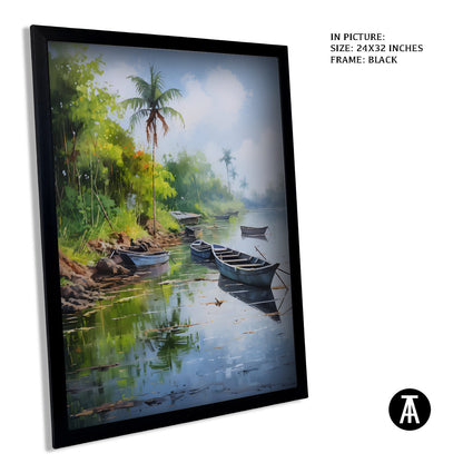 Artwork in Metal Earling Silver Frame