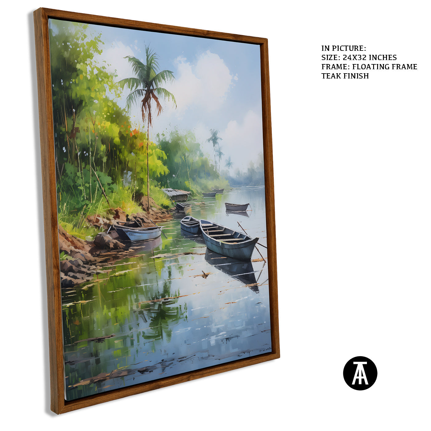 Artwork in Floating Frame