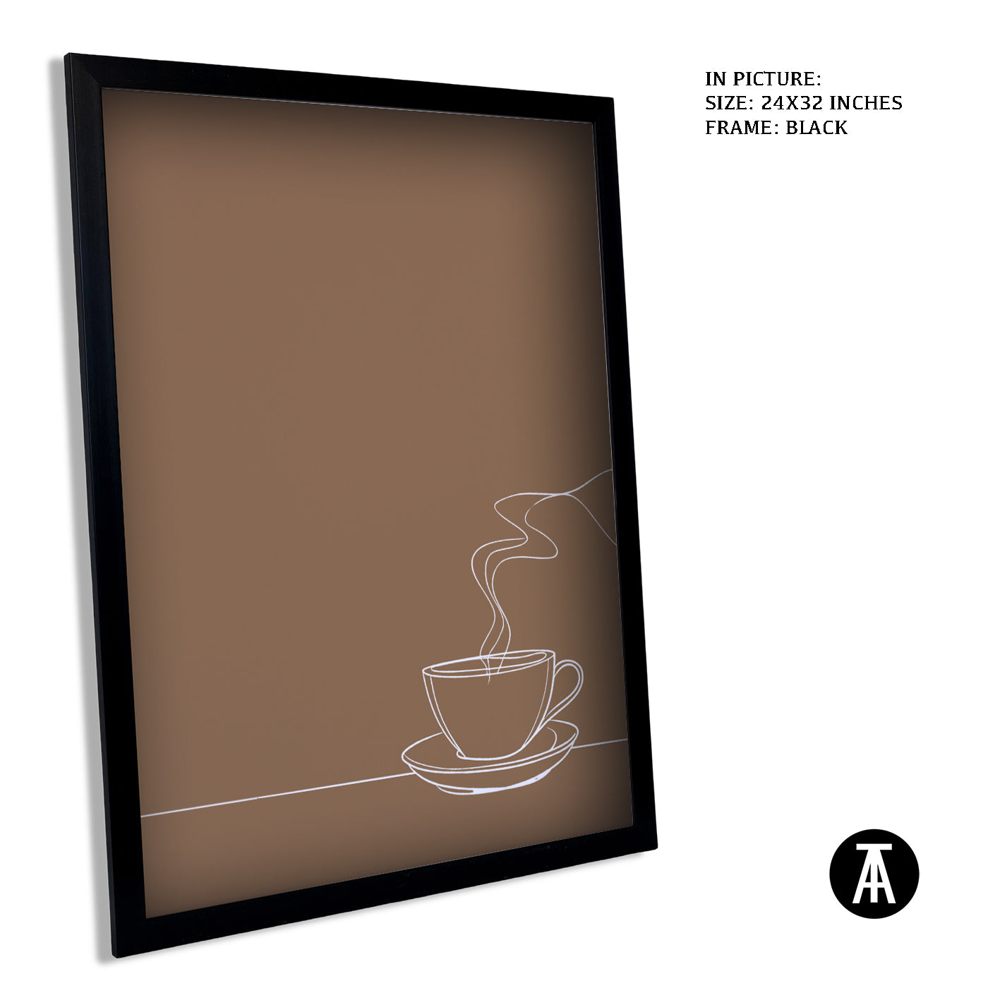 Artwork in Metal Earling Silver Frame