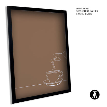 Artwork in Metal Earling Silver Frame