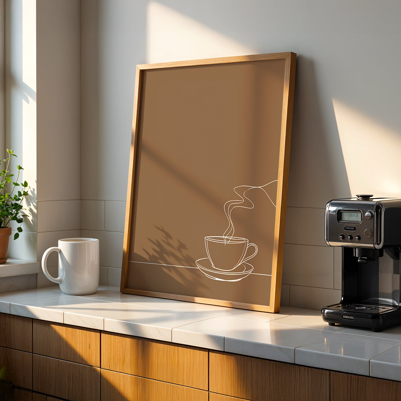 Cafe Artwork in a Lifestyle Setting