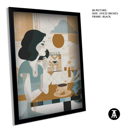 Artwork in Metal Earling Silver Frame