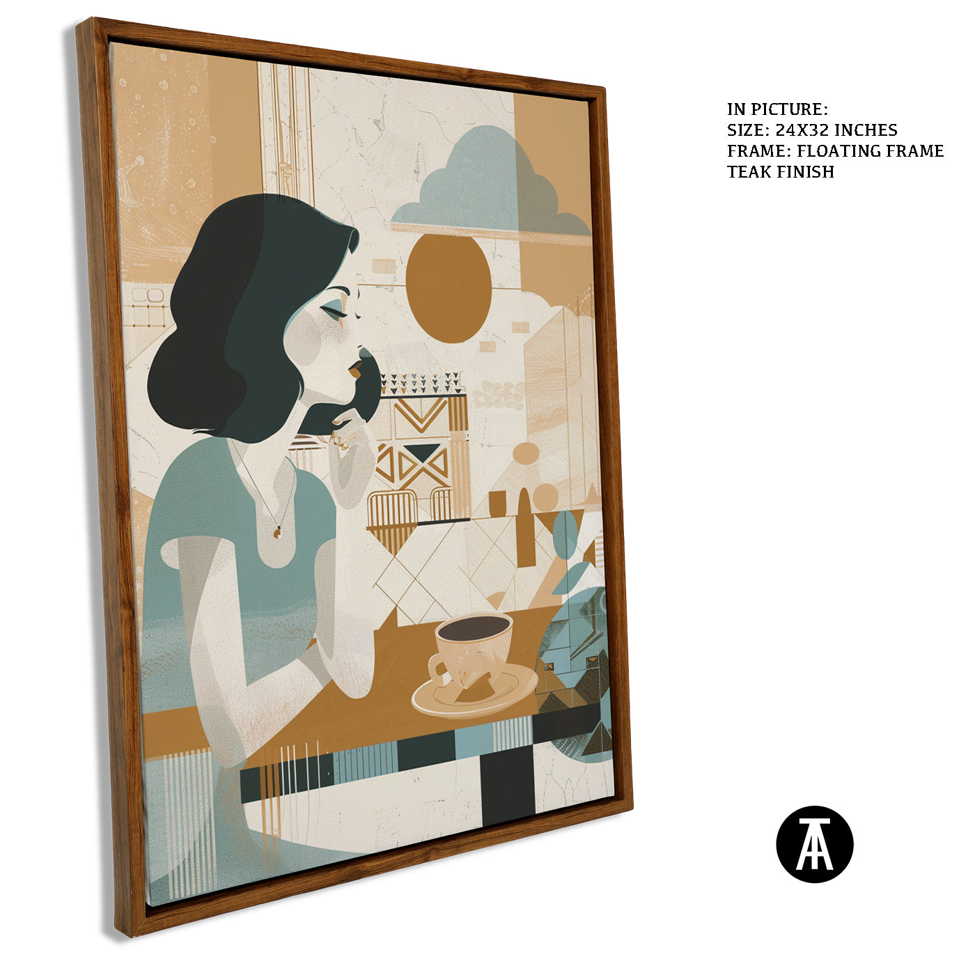Artwork in Floating Frame