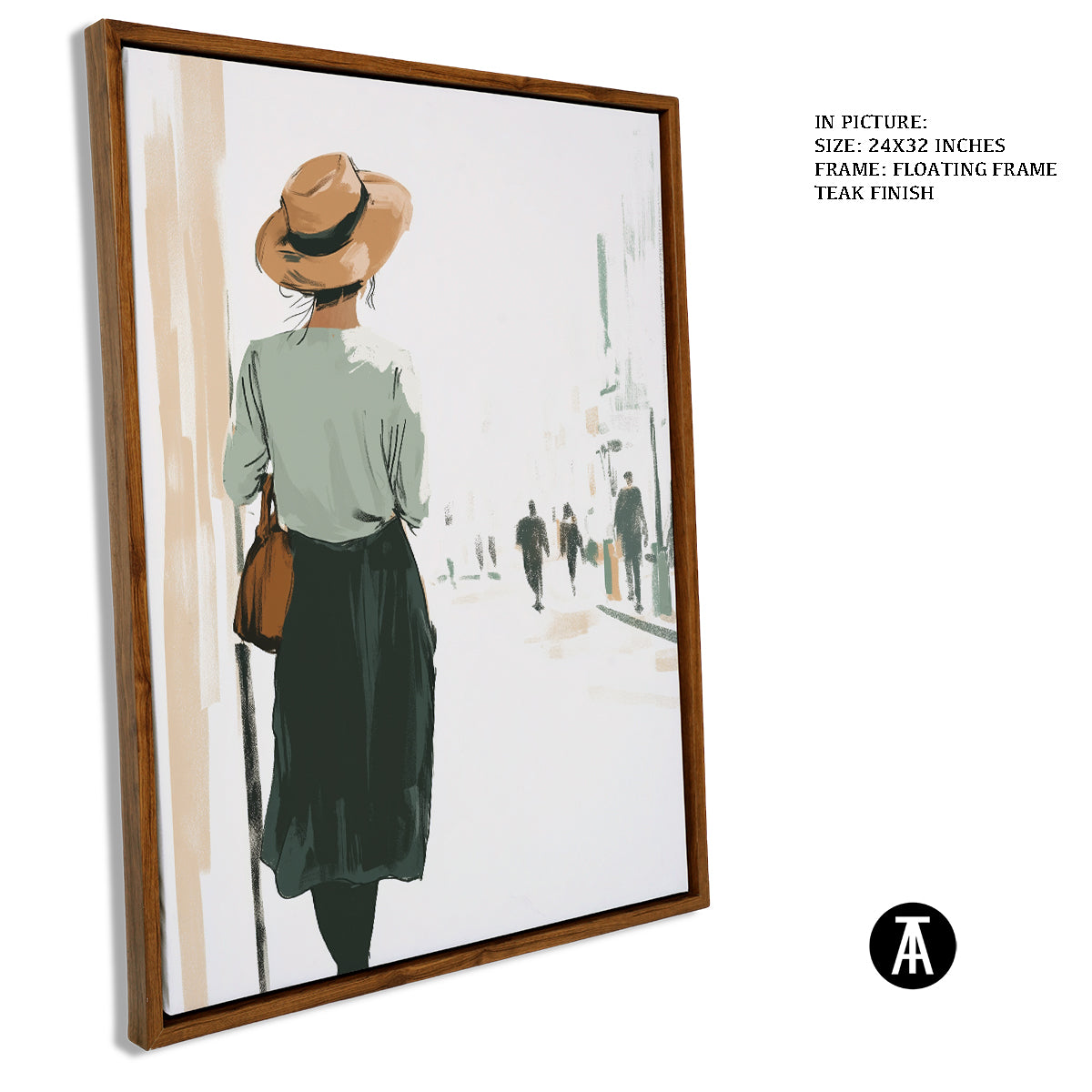 Artwork in Floating Frame