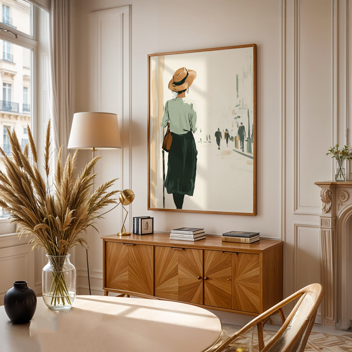 Minimalist Painting in a Lifestyle Setting