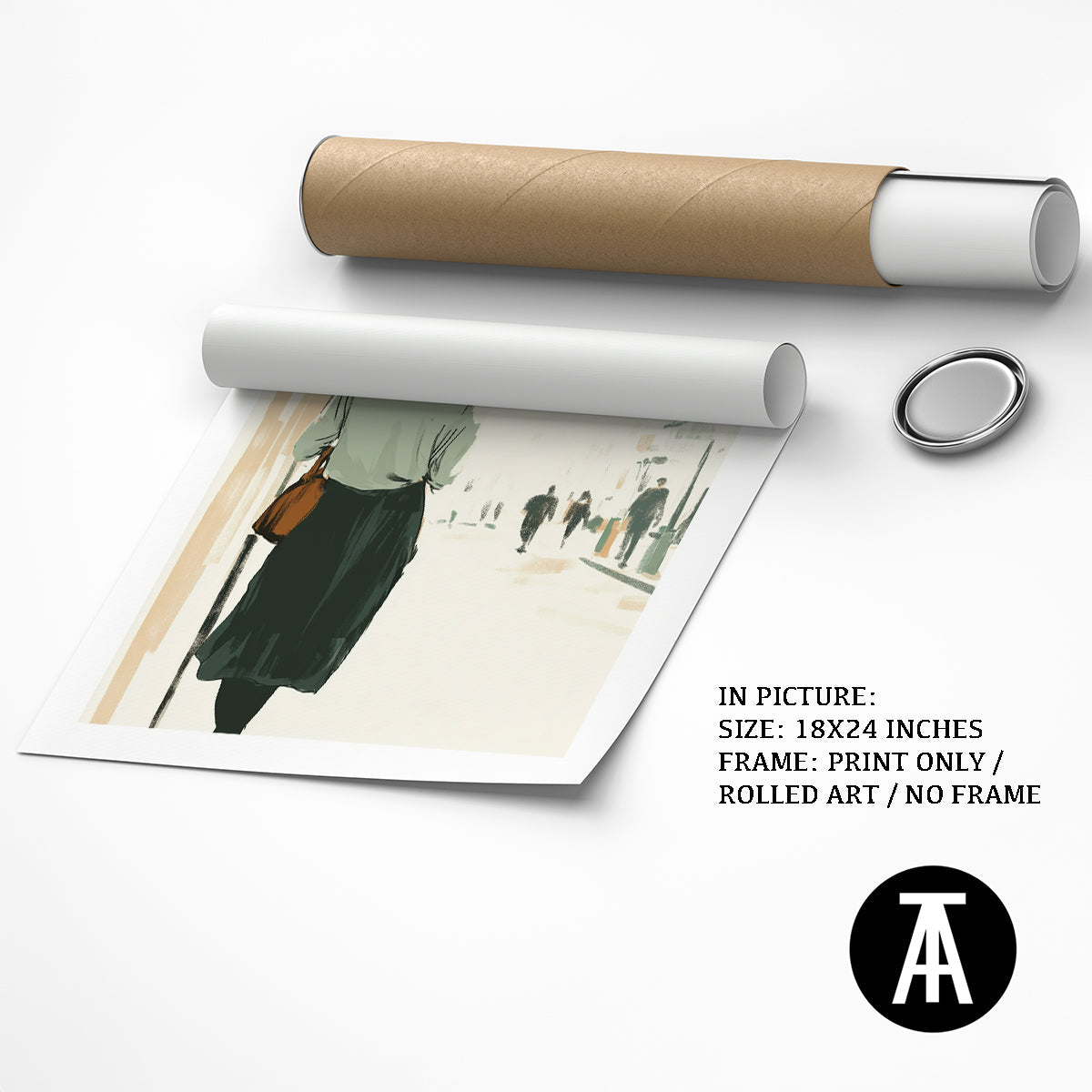 Artwork as Print Only or Rolled Art