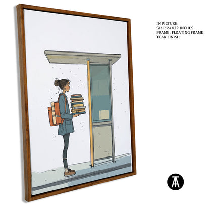 Artwork in Floating Frame