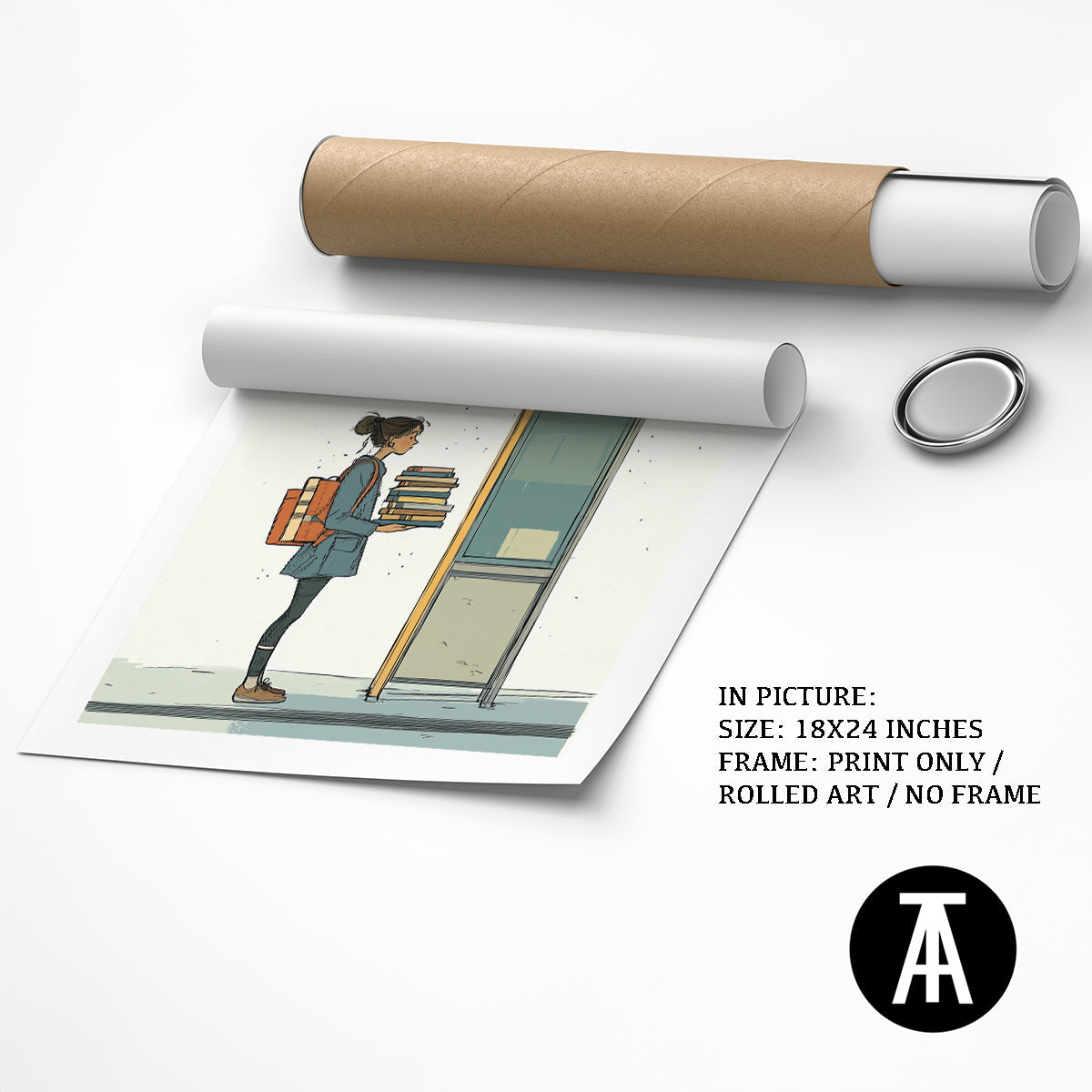 Artwork as Print Only or Rolled Art
