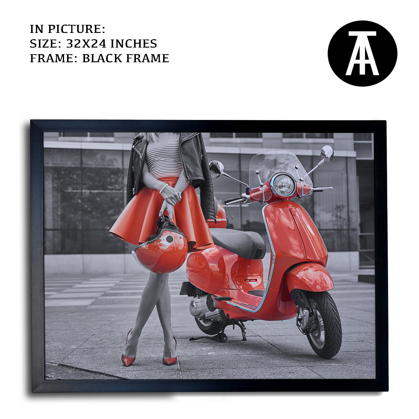 Artwork in Metal Earling Silver Frame