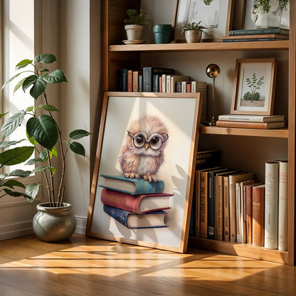 Cafe Art Painting in a Lifestyle Setting