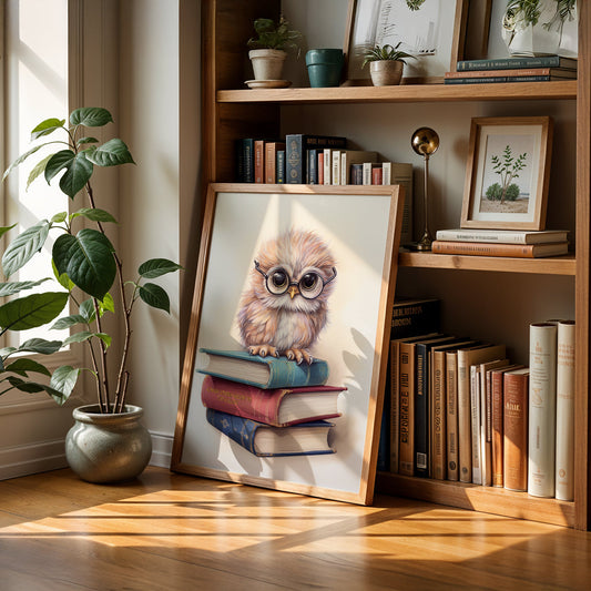 Cafe Art Painting in a Lifestyle Setting