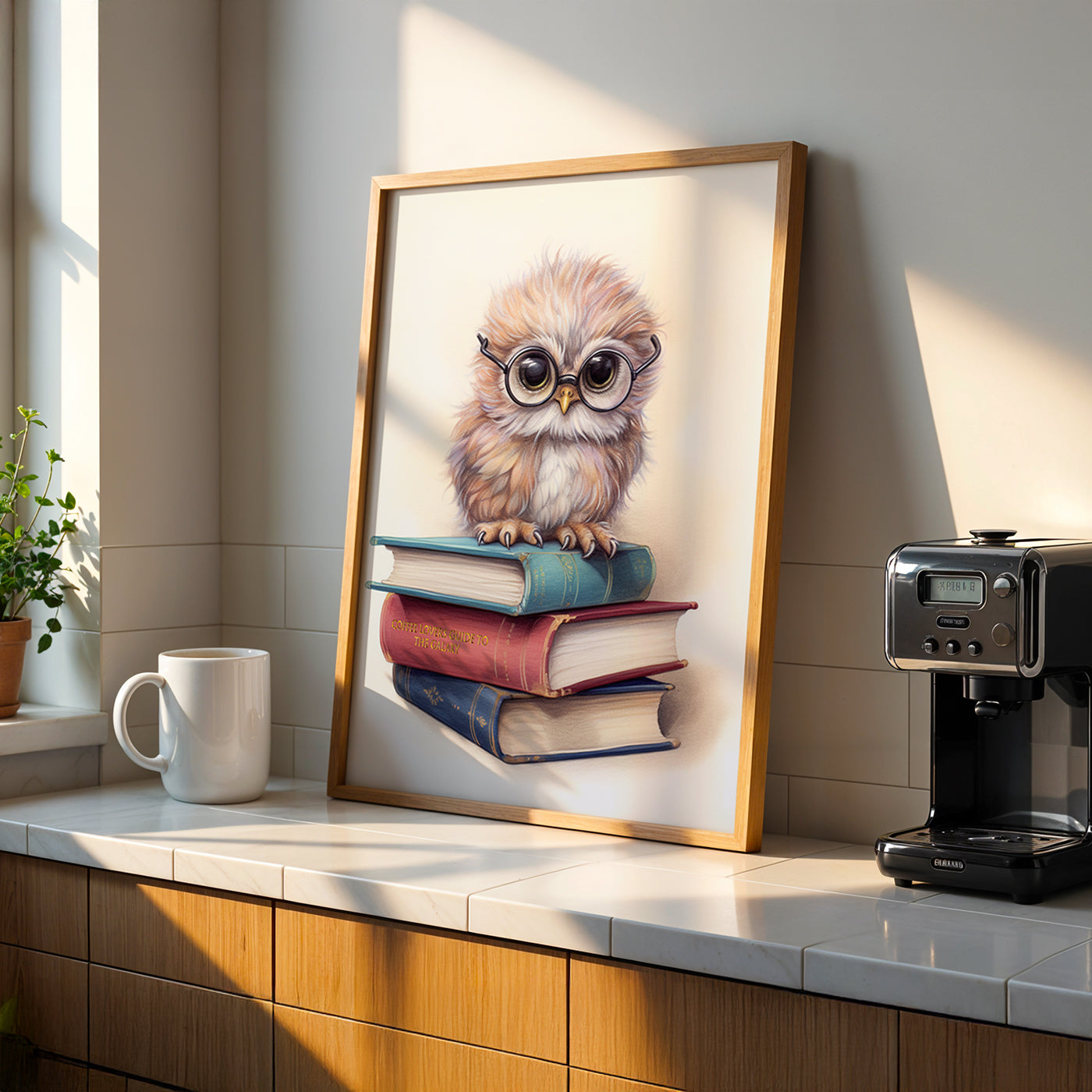Cafe Artwork in a Lifestyle Setting