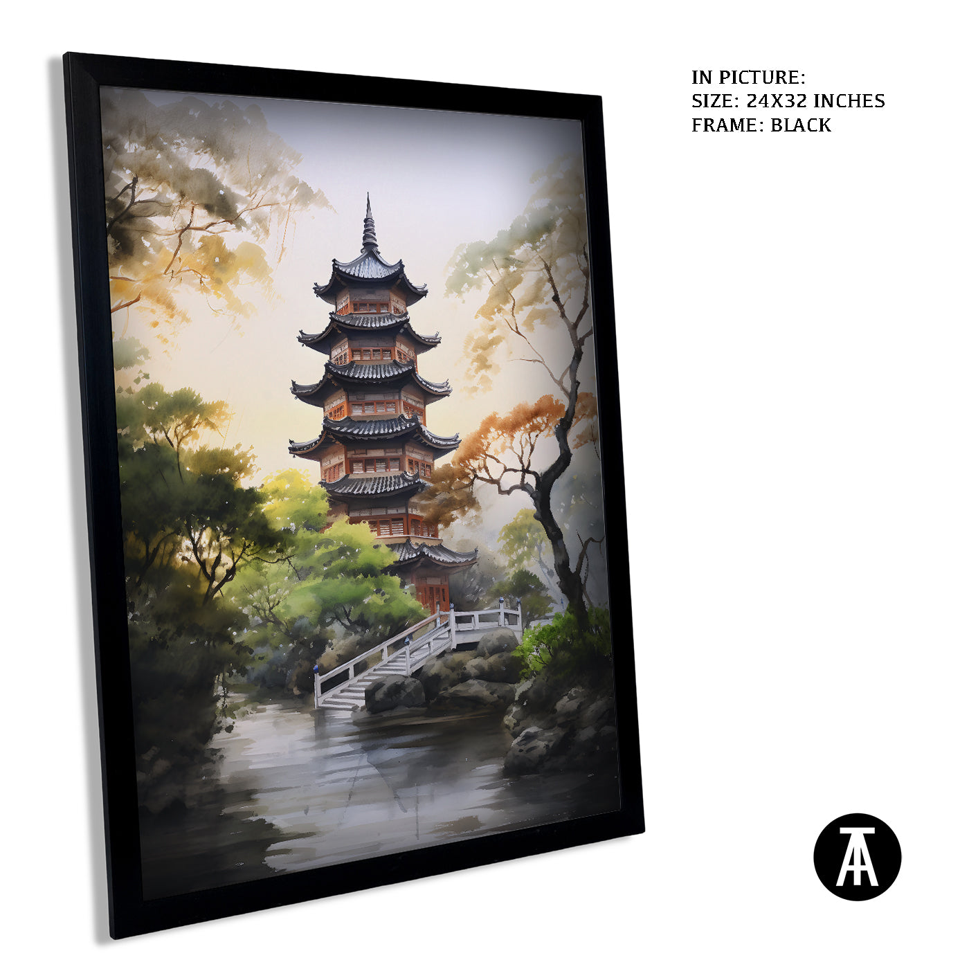 Artwork in Metal Earling Silver Frame