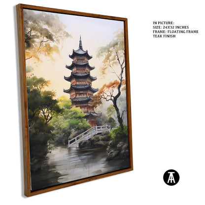 Artwork in Floating Frame