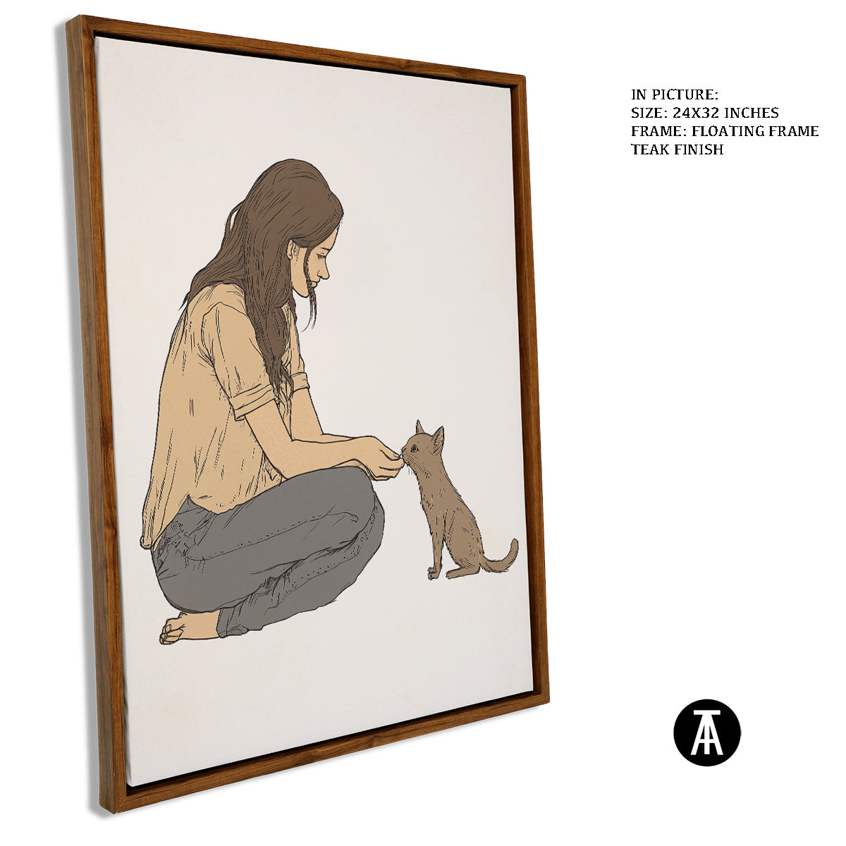Artwork in Floating Frame