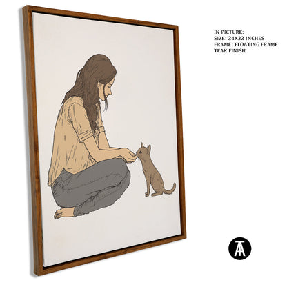 Artwork in Floating Frame