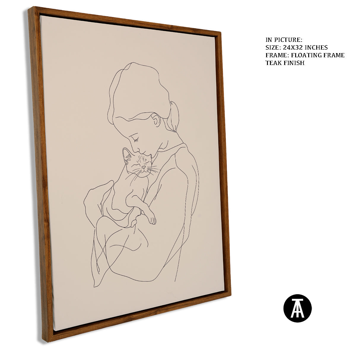 Artwork in Floating Frame