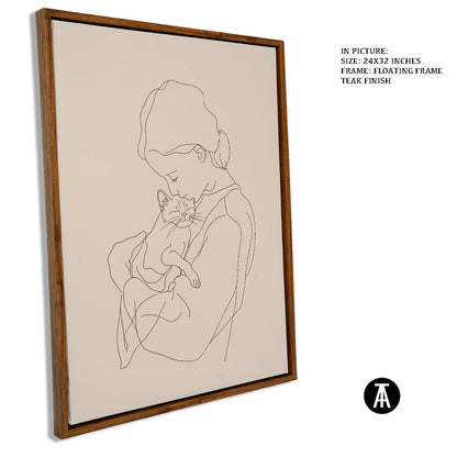 Artwork in Floating Frame