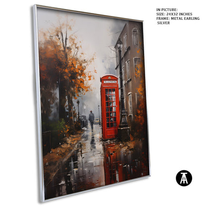 Artwork in Metal Earling Silver Frame