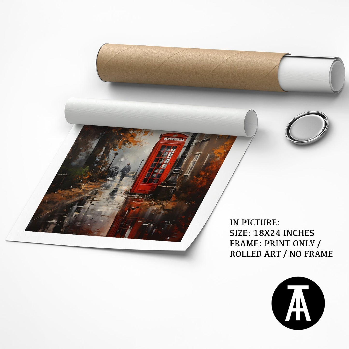 Artwork as Print Only or Rolled Art