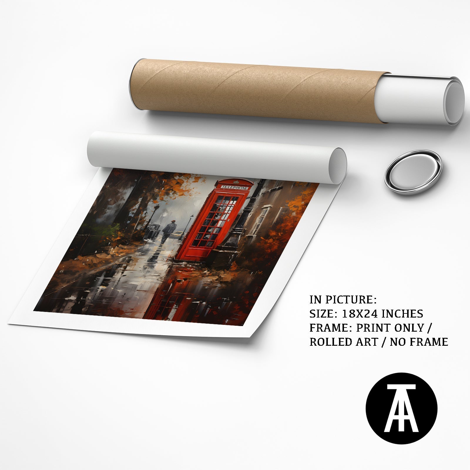 Artwork as Print Only or Rolled Art