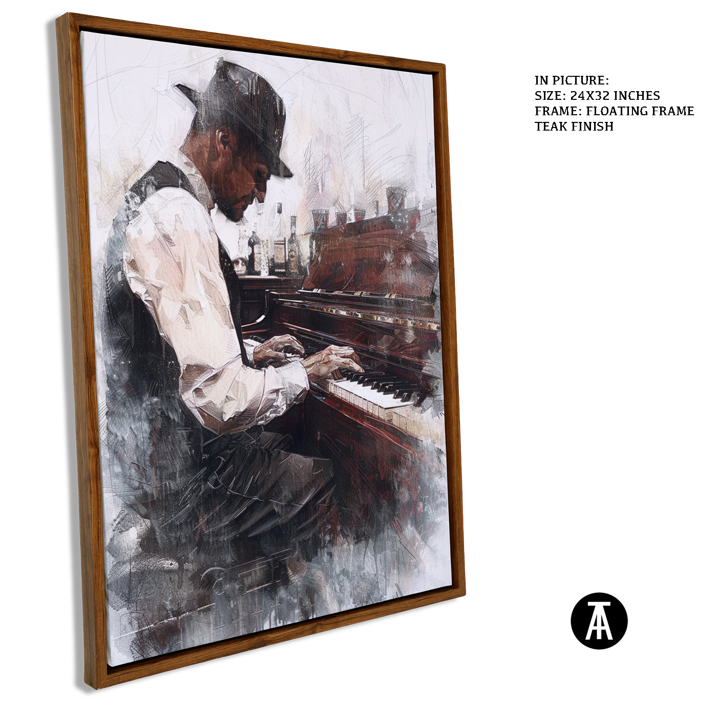 Artwork in Floating Frame