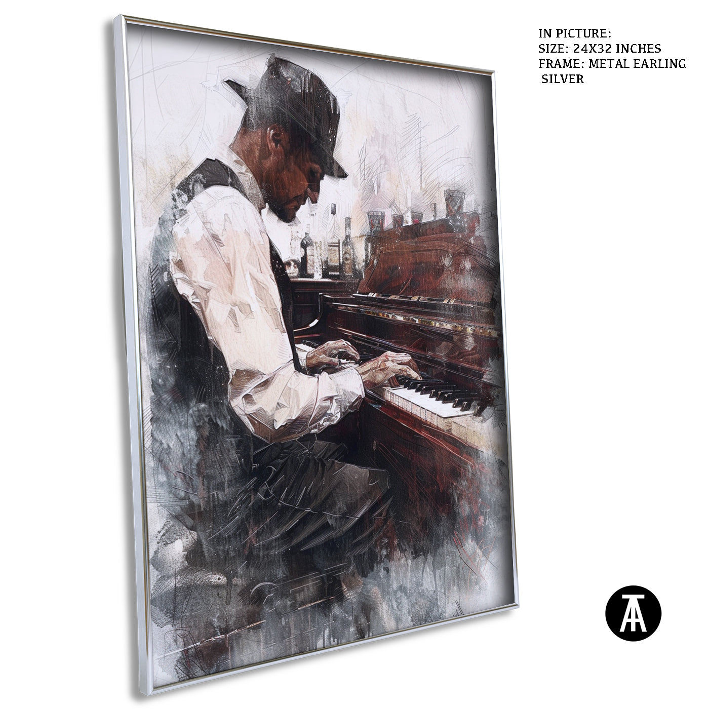 Artwork in Black Frame