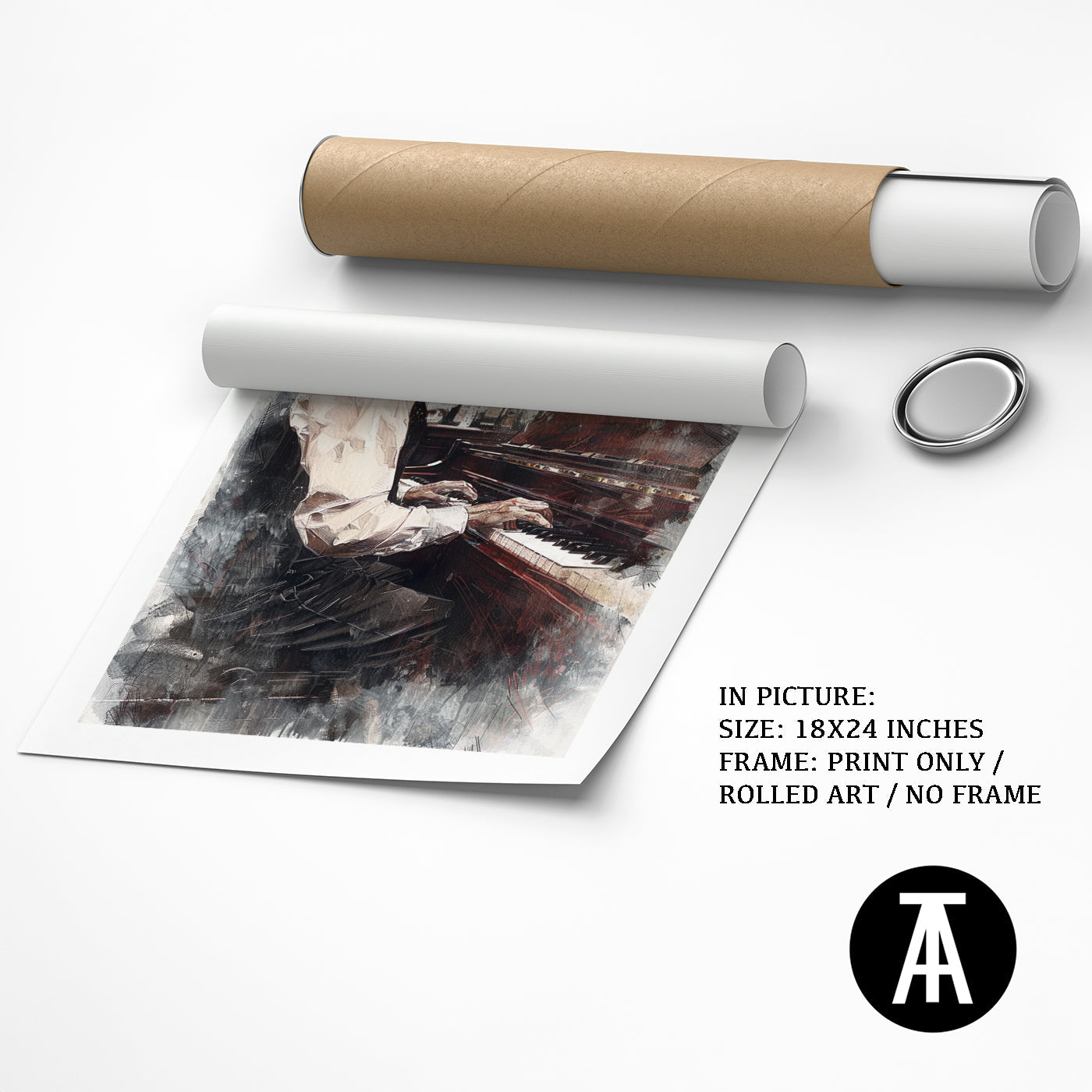Artwork as Print Only or Rolled Art