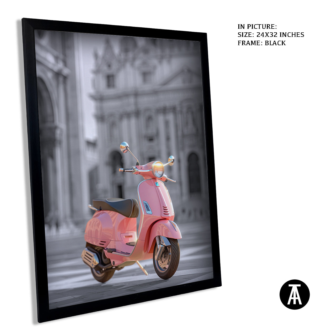 Artwork in Metal Earling Silver Frame
