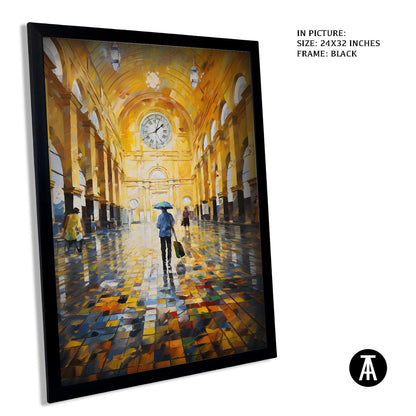 Artwork in Metal Earling Silver Frame