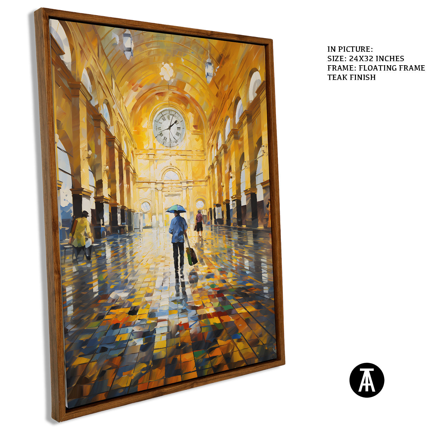 Artwork in Floating Frame