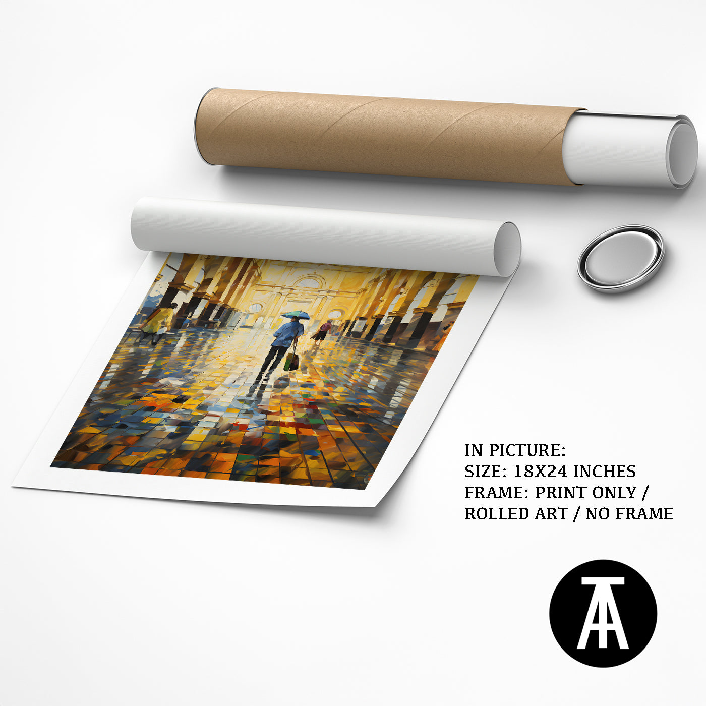 Artwork as Print Only or Rolled Art