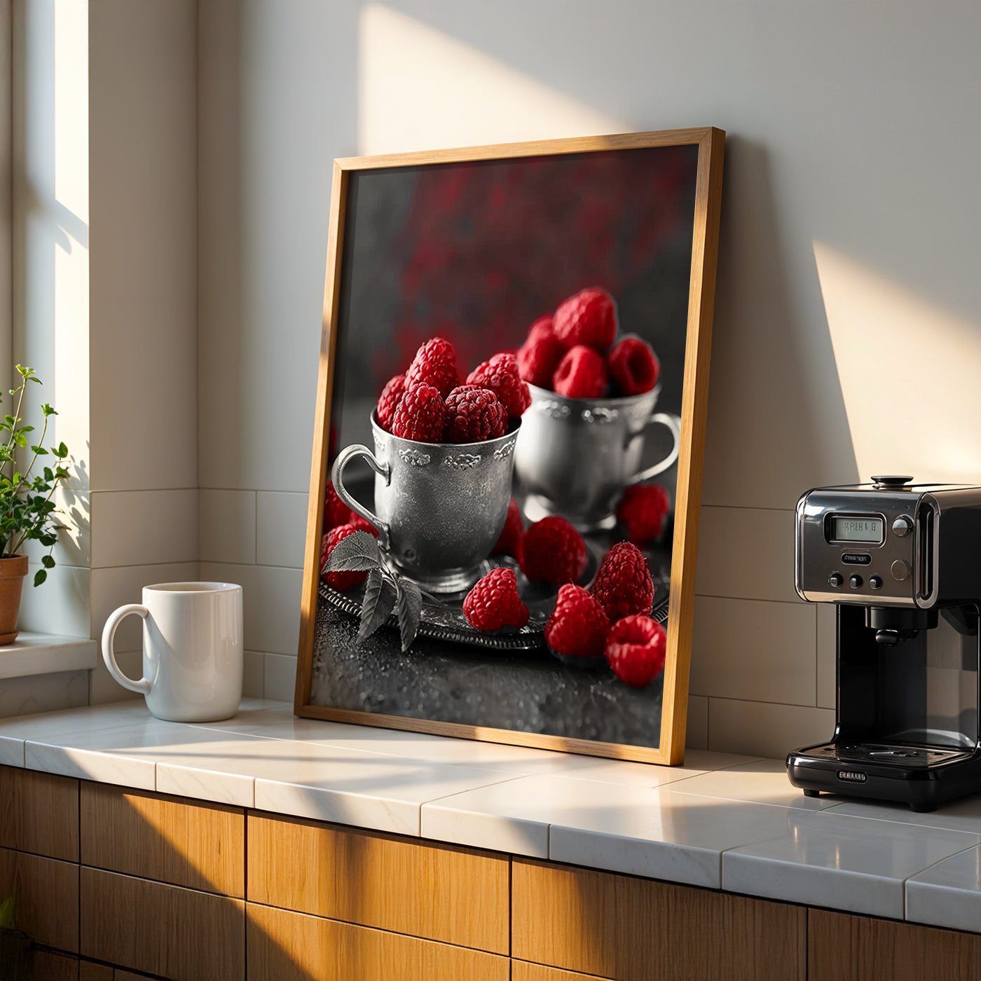 Cafe Artwork in a Lifestyle Setting