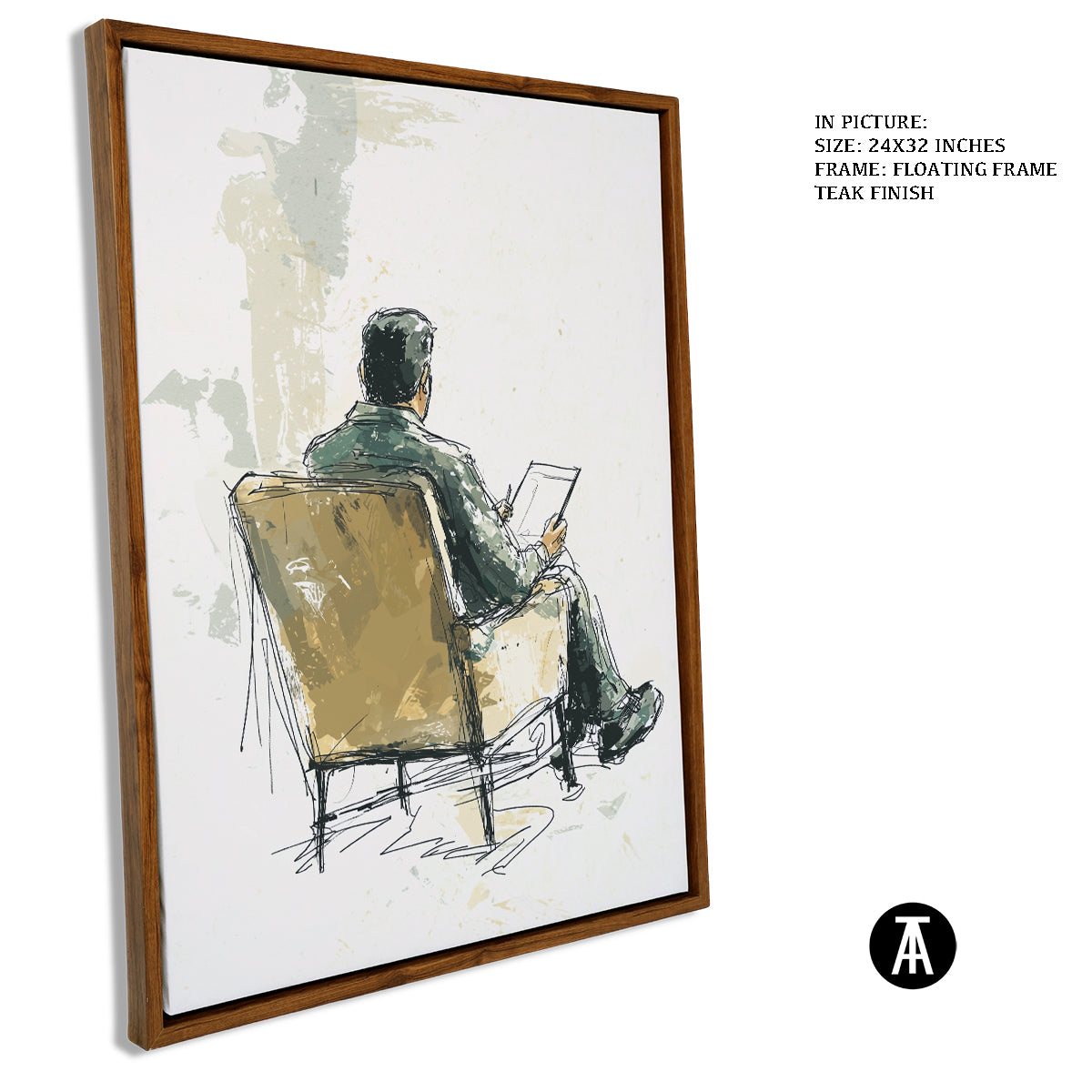 Artwork in Floating Frame