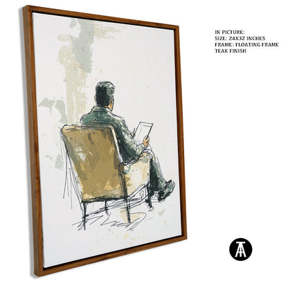 Artwork in Floating Frame