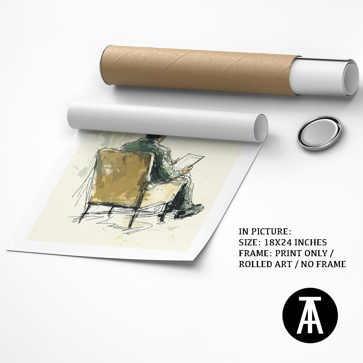Artwork as Print Only or Rolled Art