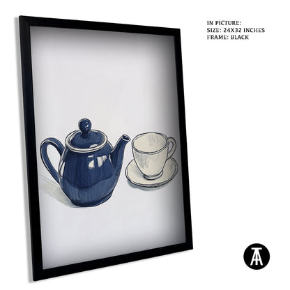 Artwork in Metal Earling Silver Frame