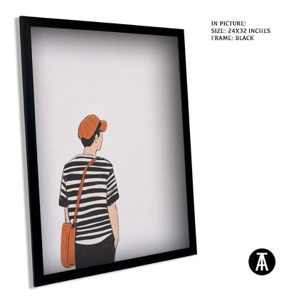 Artwork in Metal Earling Silver Frame