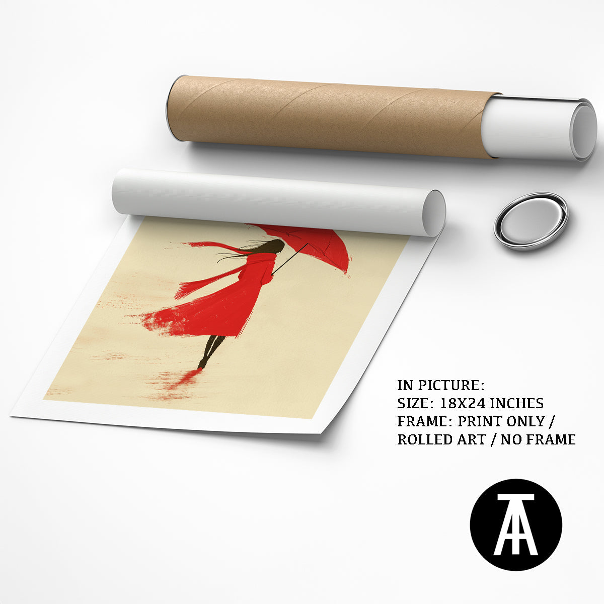 Artwork as Print Only or Rolled Art