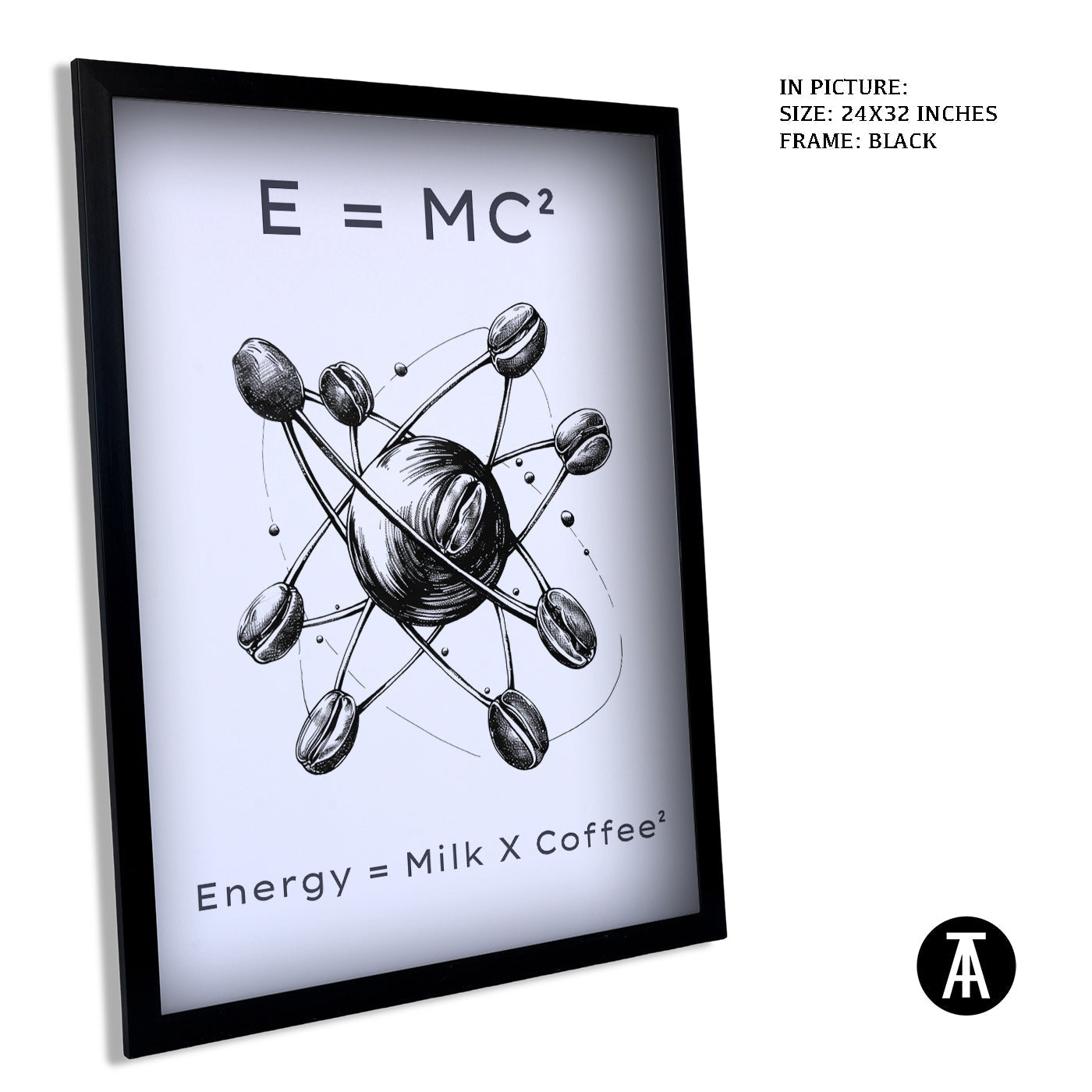 Artwork in Metal Earling Silver Frame