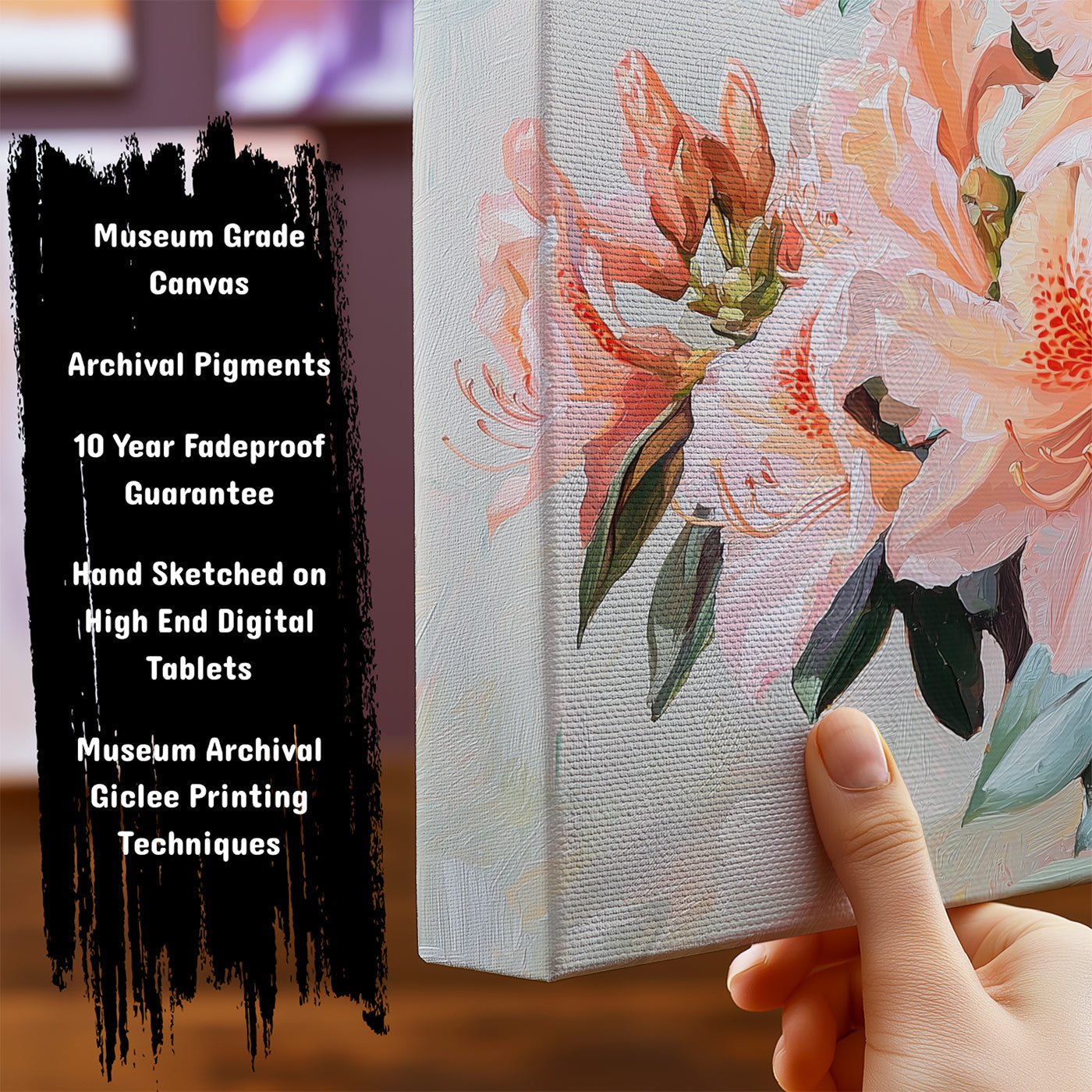 Information about Floral Botanical Canvas Art Print
