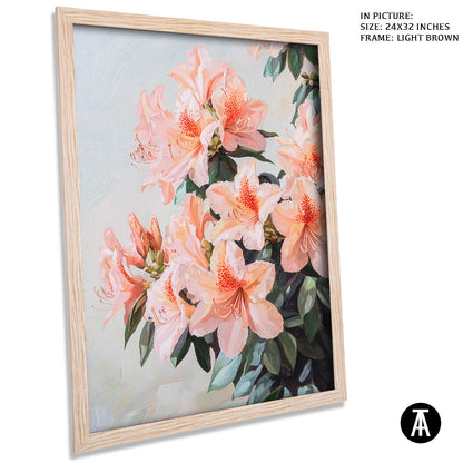 Artwork in Dark Brown Frame