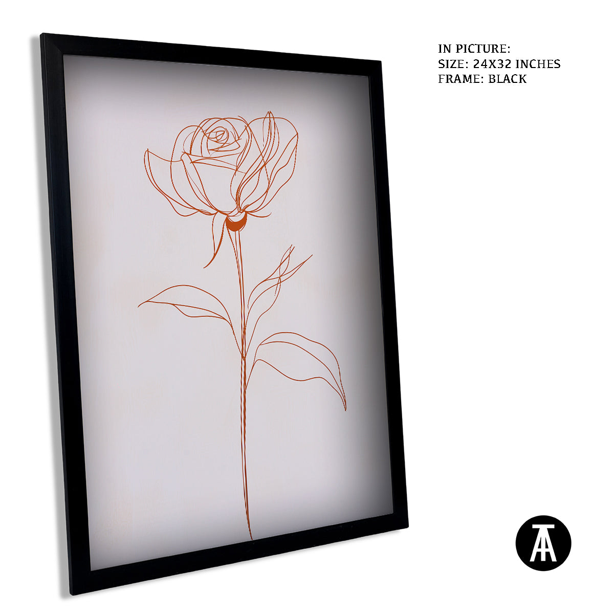 Artwork in Metal Earling Silver Frame