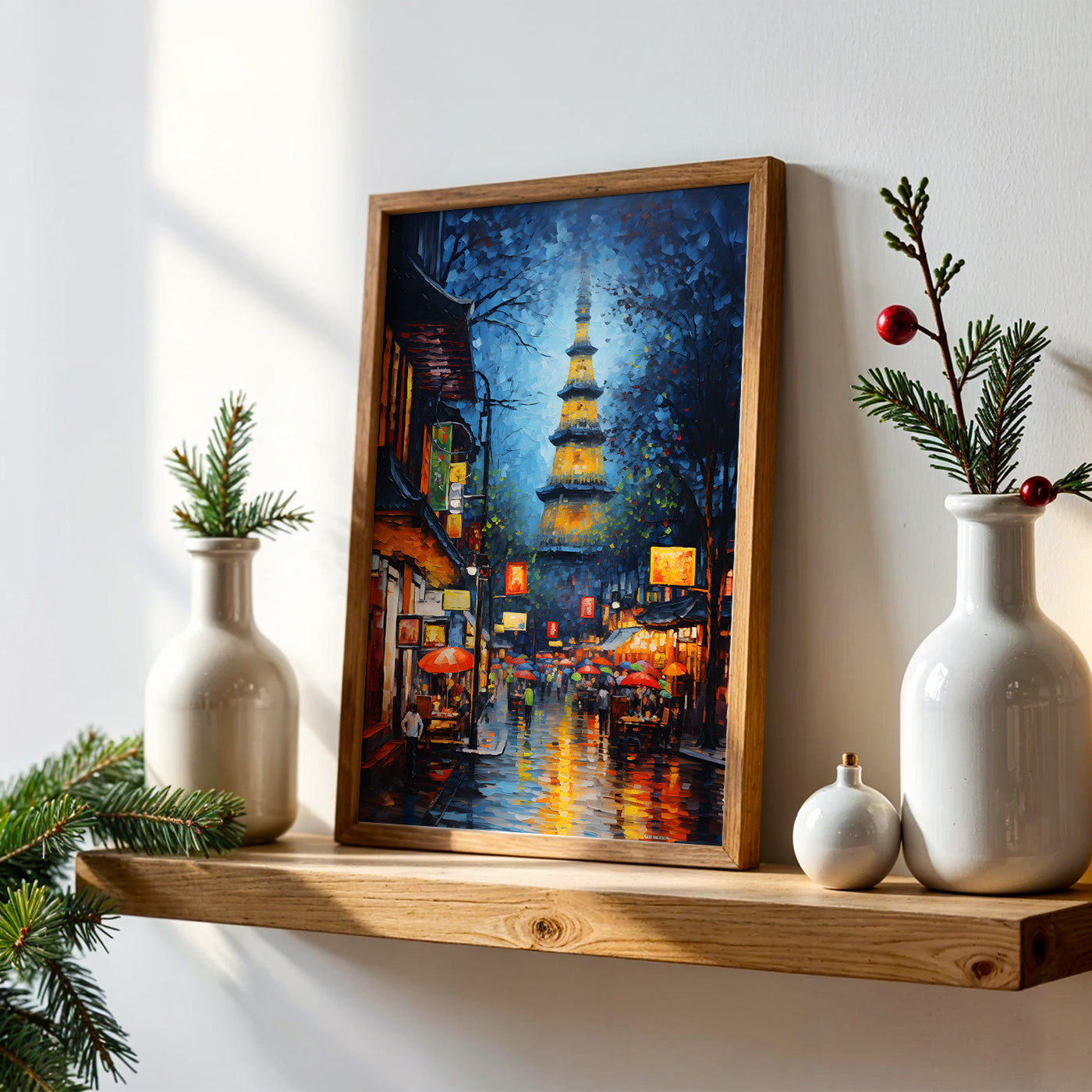 Veitnamese Painting in a Lifestyle Setting