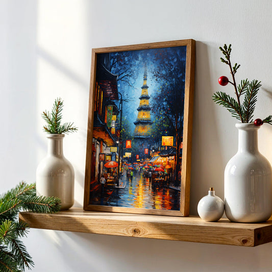 Veitnamese Painting in a Lifestyle Setting